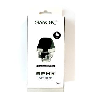 SMOKスモーク RPM4用 Empty Pod Cartridge 替えポッド4.5ml (3pcs/pack)LP2（ネコポス便送料300円引き対象商品*注意事項要確認）｜zonovaper