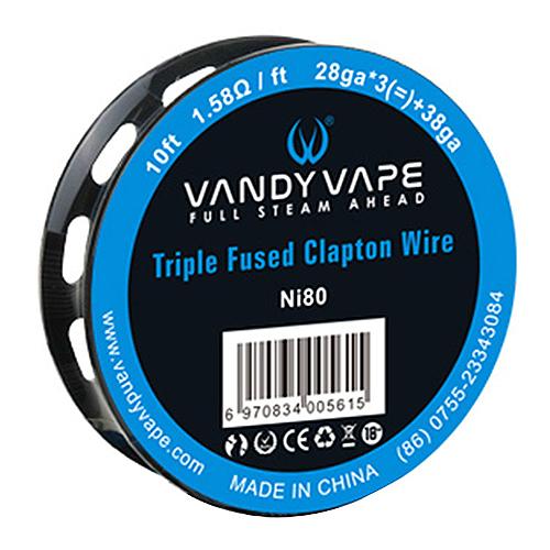 Vandy vapeバンディーベイプTriple Fused Clapton Wire NI80 2...