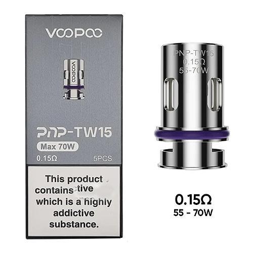 VOOPOOブープーPnP-TW15 0.15ohm推奨出力55-70Wメッシュコイル5個入り（＊ネ...