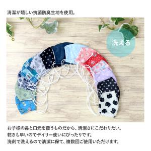 マスク 子供 抗菌防臭 洗える 立体型 布マス...の詳細画像4