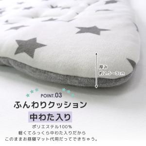 ベビーカー シート クッション リバーシブル ...の詳細画像5