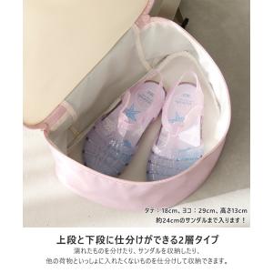 プールバッグ 2層式 ナップサック キッズ 女...の詳細画像4