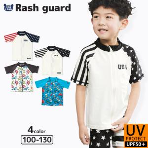 ラッシュガード ボーイズ 水着男の子 半袖 キッズ