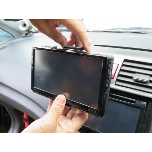 アルミ製ポータブルカーナビホルダーH711エアコンルーバーfit★ZOOMズームエンジニアリング製