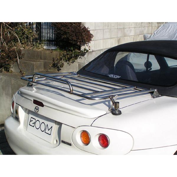 マツダNBロードスターハードトップ車も可★トランクキャリアZOOMズームエンジニアリング製