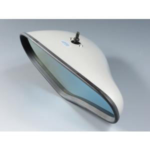 モナコミラー240シルバーメタリック〈FRP製〉車種別専用アーム付★ZOOMズームエンジニアリング製