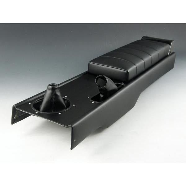 ユーノスNAロードスターMTマニュアル車用トラッドスタイルコンソール【ブラック合成レザー貼り】肘掛付...