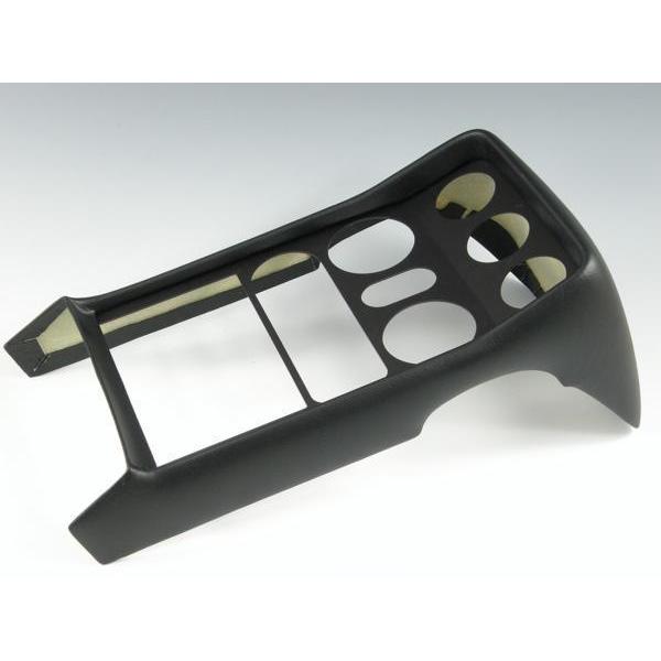 ユーノスNAロードスター用2-3連メーターパネル【ブラック合成レザー貼り】【アルマイトパネル付】ZO...