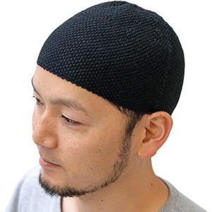イスラム帽 帽子 ショートビーニー ショートワッチ 大きいサイズ メンズ 透け防止 日本製 春 夏 防臭抗菌