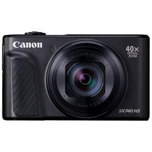 新品Canon コンパクトデジタルカメラ PowerShot SX740 HS ブラック 光学40倍ズーム 4K動画 Wi-Fi対応 PSSX740HSBK｜ゾロ目ショップ