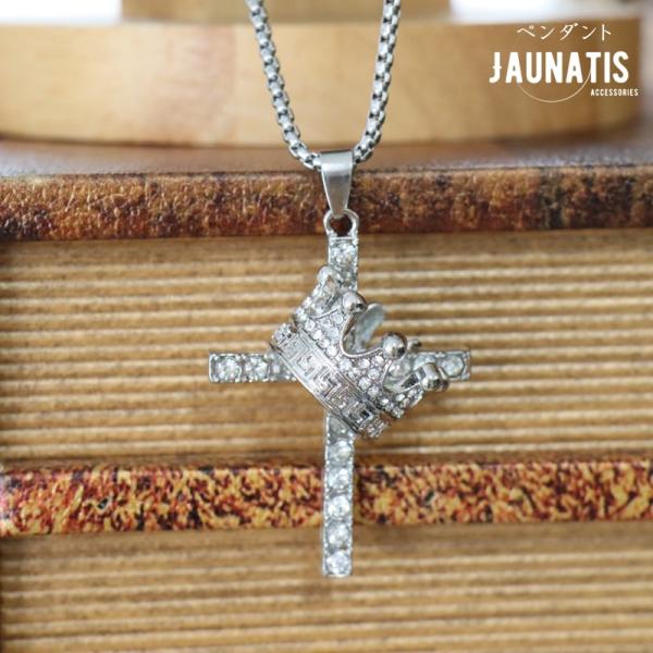 ペンダント ネックレス 合金 アクリル ステンレス ベネチアンチェーン 70cm メンズ レディース...