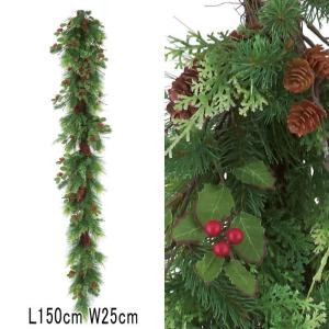 アスカ asca クリスマス 装飾品 ディスプレイ ミックスパインガーランド(as249/109)｜zoukasousyoku-d