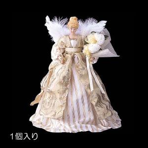 クリスマス 装飾品 店舗 天使)40cmフェザーウィングエンゼル(DF45/82)｜zoukasousyoku-d