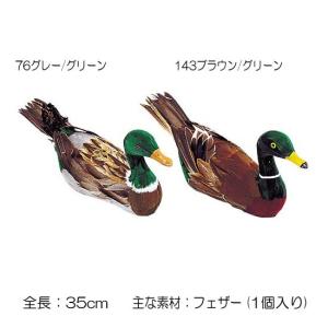 鳥 ディスプレイ 装飾）35cmカモ(DF46/117)｜zoukasousyoku-d