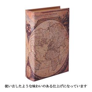 秋 アンティーク 本 ディスプレイ 装飾)30cmオールドブックマップ(DF46/132)｜zoukasousyoku-d