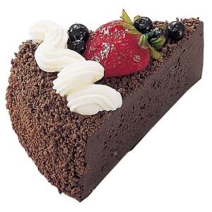 食品サンプル フェイクフード スイーツ)100mmチョコレートケーキスライス　(DF46/110)｜zoukasousyoku-d