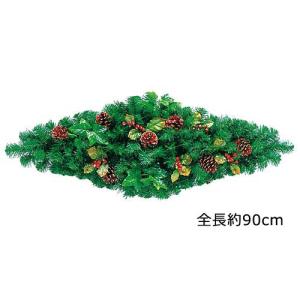 クリスマス デコレーション 店舗 装飾)90cmグリーンアイビーセンターピース(DF45/22)｜zoukasousyoku-d