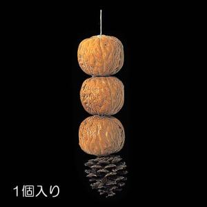 クリスマス 装飾品 オブジェ)15cmドライナッツパインコーン(DF45/61)｜zoukasousyoku-d