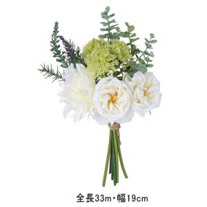 造花 フェイクフラワー 人工樹木 ガーベラローズミックスキャリーブーケM W(DMFG2023/109)｜zoukasousyoku-d