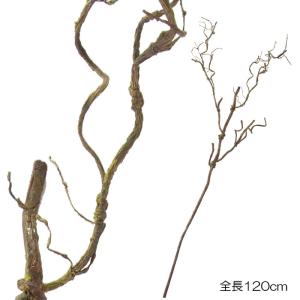 お正月 アレンジ 造花 フェイクグリーン 枝 ブランチスプレーL  ブラウン(DMFG2023/160)｜zoukasousyoku-d