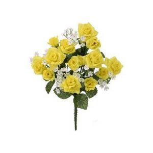 バラ薔薇造花アートフラワー)カスミローズブッシュ(S)ｘ14(GL21) 在庫かぎり｜zoukasousyoku-d