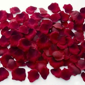 造花 アートフラワー バラ 花びら) ベルベットローズペタル(約120枚/パック) レッド(GL26...