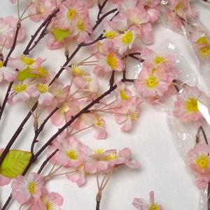 春ディスプレイ造花アートフラワー)しだれ桜大枝...の詳細画像1