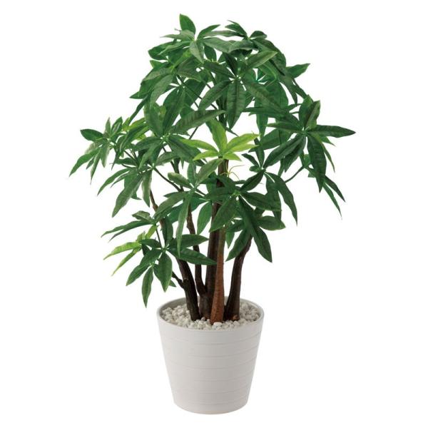 造花 フェイクグリーン 人工観葉植物  パキラポット(DMFG2023/218)