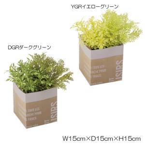 造花 フェイクグリーン 人工観葉植物) グリーンミックスペーパーポット(DMFG2023/223)｜zoukasousyoku-d