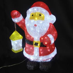 イルミネーション モチーフ クリスマス)アクリルサンタ(CL21P71)｜zoukasousyoku-d
