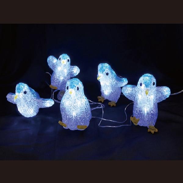 アクリルモチーフ LED リトルペンギン
