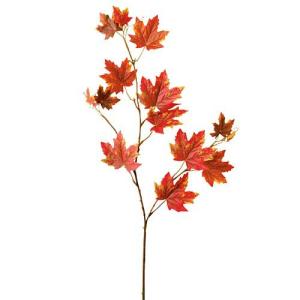 造花 人工観葉植物 秋 紅葉)メープルスプレイ(14)(DF46/52)｜zoukasousyoku-d