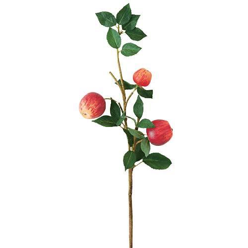造花 人工観葉植物 秋 実)リンゴスプレイ(3)(DF46/52)