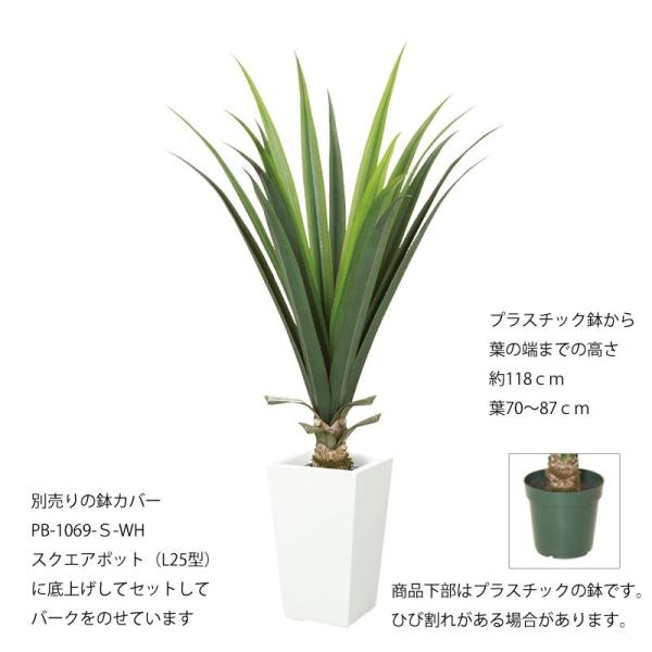 造花 フェイクグリーン 人工観葉植物)メキシカンアロエプラント(S)×18(プラスチック)(GL10...