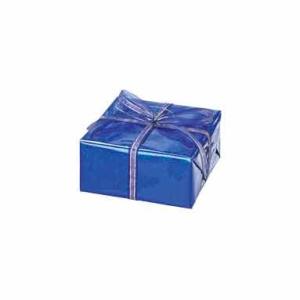 クリスマス装飾品　オーナメント)ハーフギフトボックス(S) ブルー(AB89) 在庫かぎり