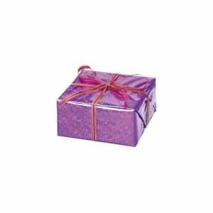 クリスマス装飾品　オーナメント)ハーフギフトボックス(S) ラベンダー(AB89)