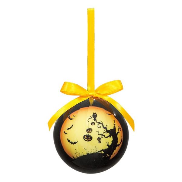 ハロウィン オーナメント)75mmハロウィンボール(ジャックオーランタン)(4ケ/パック)(AB10...