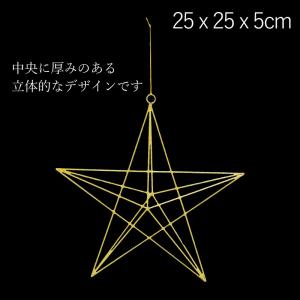 クリスマス ディスプレイ 飾り 七夕 250ｍｍメタリックワイヤースター(AB85)｜zoukasousyoku-d