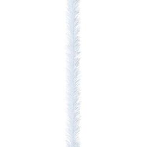 クリスマス 店舗 装飾)防炎6cm幅ピュアホワイトノーブルリッチロープガーランド(DF45/25)｜zoukasousyoku-d