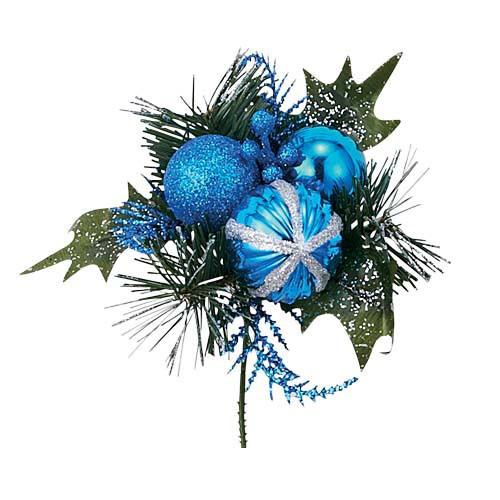 ディスプレイ 店舗装飾 クリスマス)ブルーボールベリーピック(DF45/60)