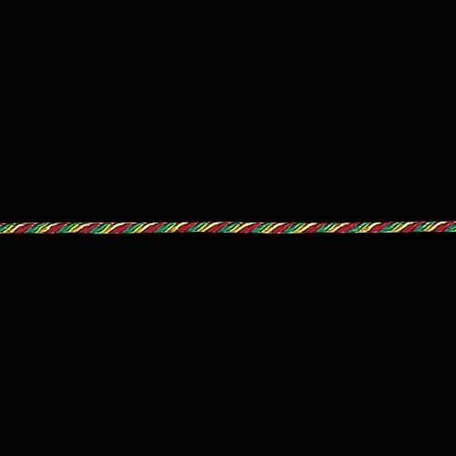 クリスマス装飾品 ロープ オーナメント)8mm径ツイストロープ (ワイヤー入り) アソート (9m)...