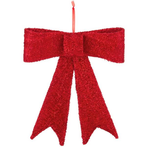 クリスマス装飾品 ディスプレイ オーナメント) ラージティンゼルリボン(M)(AB89)