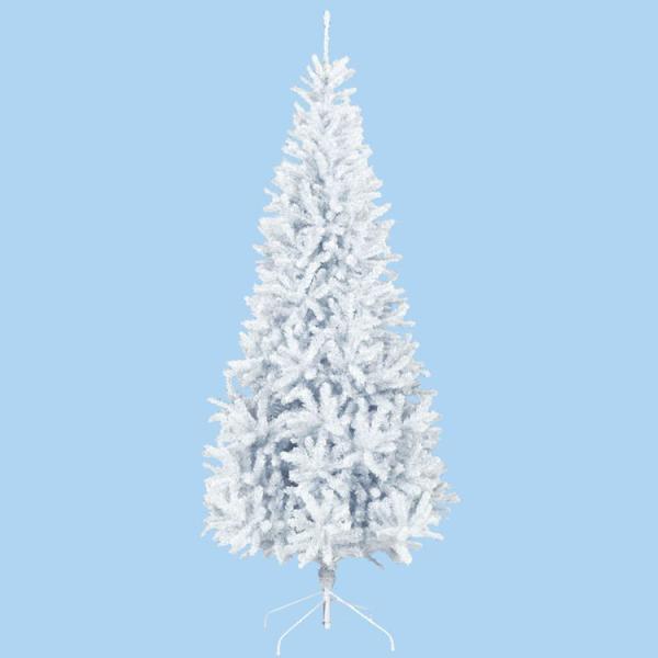 クリスマスツリー 大きい 店舗装飾 ディスプレイ)240cmホワイトスリムツリー(AB19)