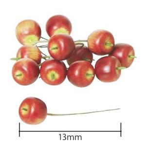 食品サンプル フェイクフード リンゴ) 25mm アメリカンアップルピック(12本/パック)(GL1...