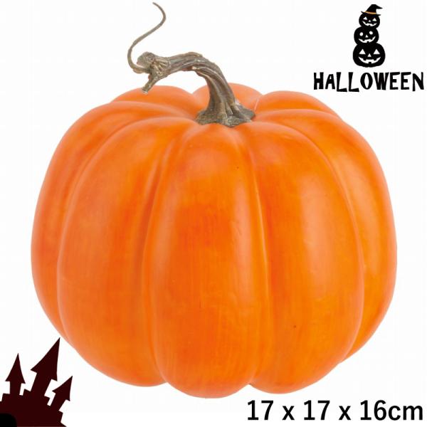 ジャックオーランタン パンプキン17x17x16cm ハロウィン飾り(GL130)