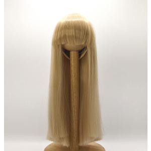 ドールウィッグ 8-9インチ セミロング イエローブラウン LW-29803