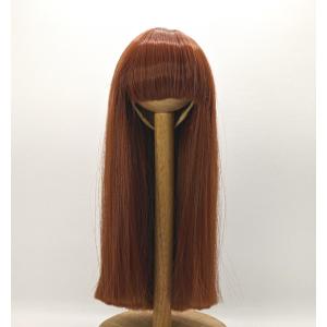 ドールウィッグ 8-9インチ セミロング イエローブラウン LW-29803