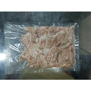 芝浦市場直送！豚ガツ(胃袋)・スライス(ボイル冷凍)・500g