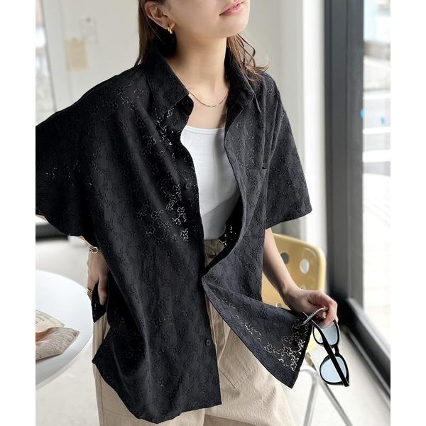 「Java」 半袖シャツ LARGE ブラック レディース