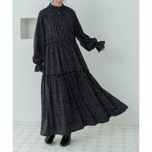 「pairmanon」 長袖ワンピース FREE ブラック レディース